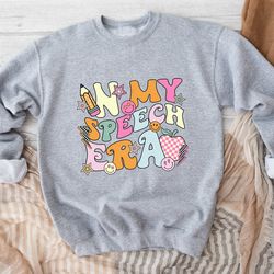 speech therapy sweatshirt, speech therapy hoodie, slp sweatshirt, slpa speech pathology sweatshirt, back to school gift