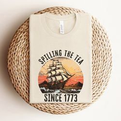spilling the tea since 1773 shirt, funny history teacher shirt, history lover gift, history teacher gift, teacher life s