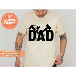 dad tools shirt, fathers day gifts, new daddy shirt, gift for husband, dada shirt, gift for him, mechanic dad shirt, fat