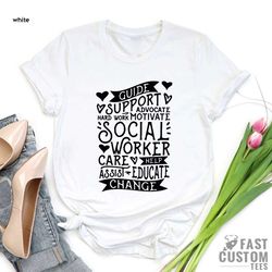 social worker shirt, motivational shirt, social work t shirt, social worker appreciation, social worker gift, social wor