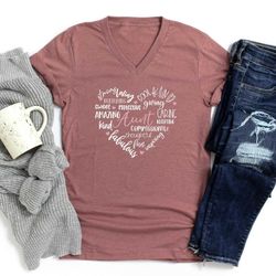 auntie v-neck shirt, aunt life shirt, mother's day aunt shirt, gift for auntie, aunt shirt, best aunt ever shirt, birthd