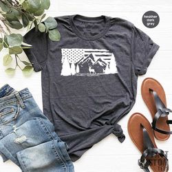camping shirt, usa mountain tshirt, hiking t shirt, camp gifts, outdoor shirts, vacation t shirt, nature lover shirt, gi