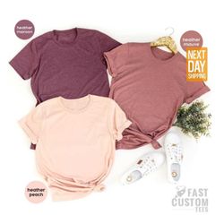 plain unisex shirt, blank t-shirt, bulk cute t shirt, plain cute unisex shirt, wholesale t-shirt, heather soft plain tee