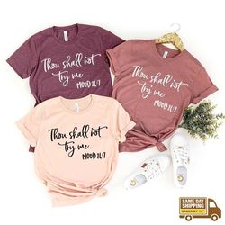 funny mom shirt, gift for wife, mama shirt, thou shall not try me shirt, bible verse shirt, mood 24:7 t-shirt, christian