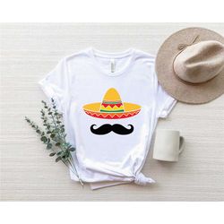 sombrero and mustache shirt, sombrero shirt, cinco de mayo shirt, bachelorette shirt, part shirt, fiesta shirt, mexican