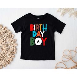 colorful birthday boy shirt, the birthday boy shirt, birthday party boy shirt, birthday shirt, gift for birthday boy, bi