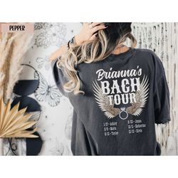 bach tour shirt comfort colors bachelorette tshirt bride or die bach party bride last tour rock bachelorette band tee ti