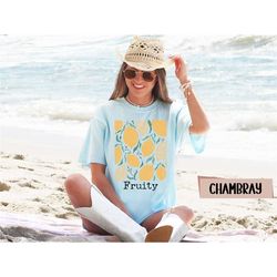 lemon fruity pride shirt comfort color pride tshirt subtle pride shirt discreet bi pride outfit ace pride tee pan pride