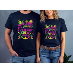 mardi gras cruise family 2024 squad shirt, mardi gras shirt, cruising party shirt, gift for mardi year gras, mardi gras