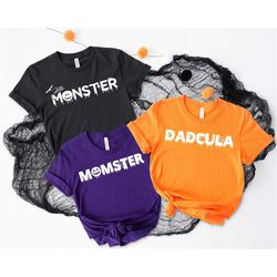 dadcula shirt, momster shirt, dad halloween shirt, matching halloween shirts, funny halloween, little monster shirt, hal