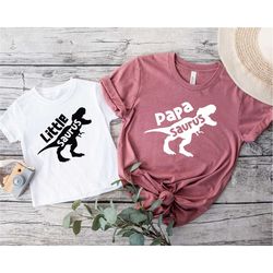 papa saurus shirt, little saurus shirt, father's day shirt, papa shirt, dad shirt, daddy shirts, fathers day shirt, gift