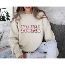 personalized mimi sweatshirt, grandkids names sweatshirt, gift for grandma, grandma love sweatshirt, gift sweatshirt for