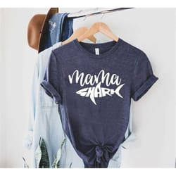 mama shark tee, mom shirt, new mom shirt, pregnancy announcement shirt, mothers day gift, mommy shark tee, gift for moth