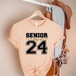 class of 2024 shirt, jersey number 2024 graduation gift, our final chapter shirt, senior shirts, senior class of 2024, h