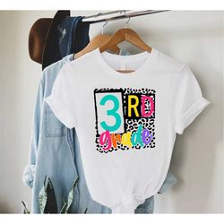 3rd grade shirt, third grade shirt, 3rd grade gift, first day of 3rd grade, last day of 3rd grade,back to school shirt,3