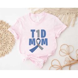 type 1 diabetes mom shirt, type 1 diabetes gift for mom, diabetes warrior mom gift, diabetes awareness tee, type 1  diab