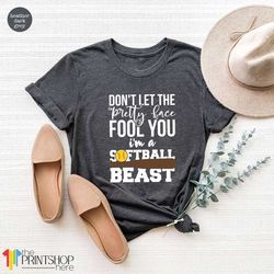 women's baseball shirt, softball shirts, softball stupid shirt, baseball shirts with dictations, cute softball t-shirts,