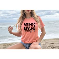funny cruise t-shirt, warning i bought the cruise shirt from the drink package, cruise vibes shirt, summer holidays with