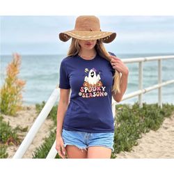 ghost halloween halloween shirt, floral ghost shirt, halloween boo shirt, spooky vibes shirt, pumpkin spices, halloween