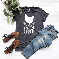 what the cluck shirt, farm shirts women, farm girl shirt, farm shirts, farm shirt toddler, chicken shirt, chicken whispe