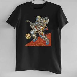 astronaut guitar shirt, astronaut shirt, guitar shirt,space cadet shirt, rock n roll spaceman, guitar player gift,music