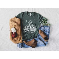 wander more shirt, nature camp lover tee, wanderlust shirt, glamping tee, camping-hiking-backpacking-adventure-outdoor s