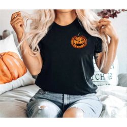 pumpkin shirt, pumpkin sweater, jack-o-lantern sweatshirt, halloween shirt, halloween sweater, spooky season, fall shirt