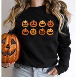 pumpkin shirt, pumpkin t-shirt jack-o-lantern shirt, spooky season, fall shirts, thanksgiving graphic shirt, cute fall s