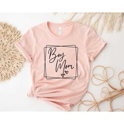 boy mama shirt, mother of a boy shirt, cute boy mama t-shirt, gift idea for mom of boys, boy mama gift shirt, minimalist