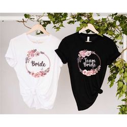 bachelorette party shirts, bridesmaid shirts, bridesmaid proposal gift, bachelorette shirts, squad shirt, team bride shi