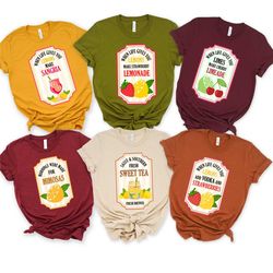 when life gives you lemons group thanksgiving day shirts, halloween shirt costumes for friends family sisters, food seas