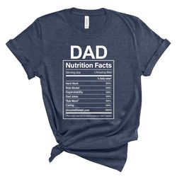 dad nutrition facts shirt, funny fathers day shirt, funny dad tee, father's day gift, dad jokes gift, dad gift ideas,uni