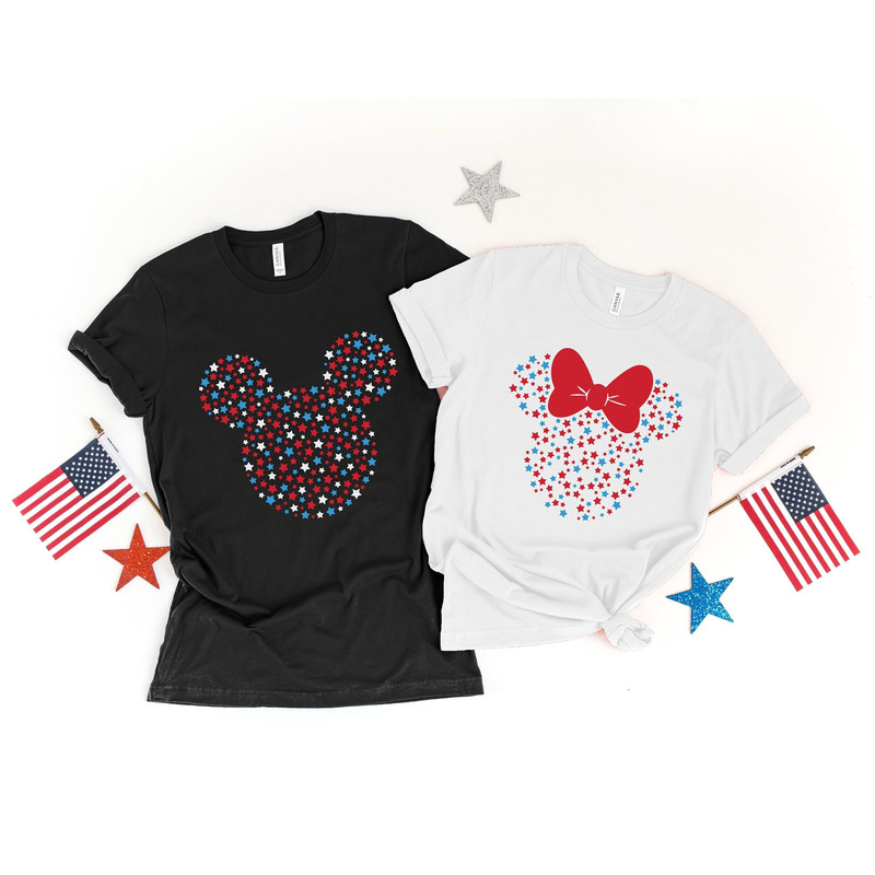 Disney Mickey Minnie Patriotic T-Shirt, Mickey Minnie Stars, Disney Mickey Shirt, Cute 4th Of July Shirt, Patriotic Shirt, Independence Day 1.jpg