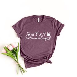 funny bartender shirt, funny barmen shirt, intoxicologist shirt, bartending shirt, bartender gift, barmen shirt, drinkin
