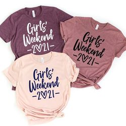 girls weekend 2021, weekend vibes with my tribe, girls trip, girls vacation shirt, girls weekend trip, vacay mode shirt,