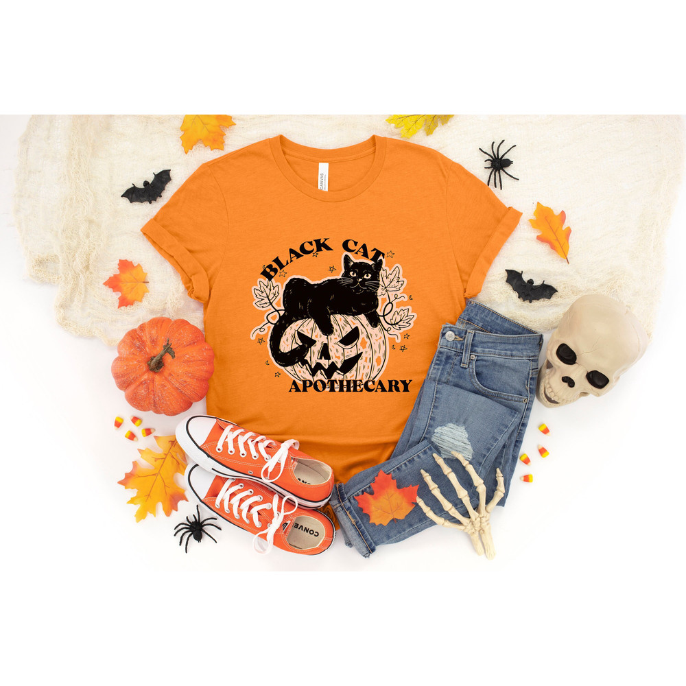 Halloween Black Cat Shirt, Black Cat, Apothecary, Halloween Scary Shirt, I Smell Children, Halloween Black Cat Pumpkin Spooky Season,.jpg