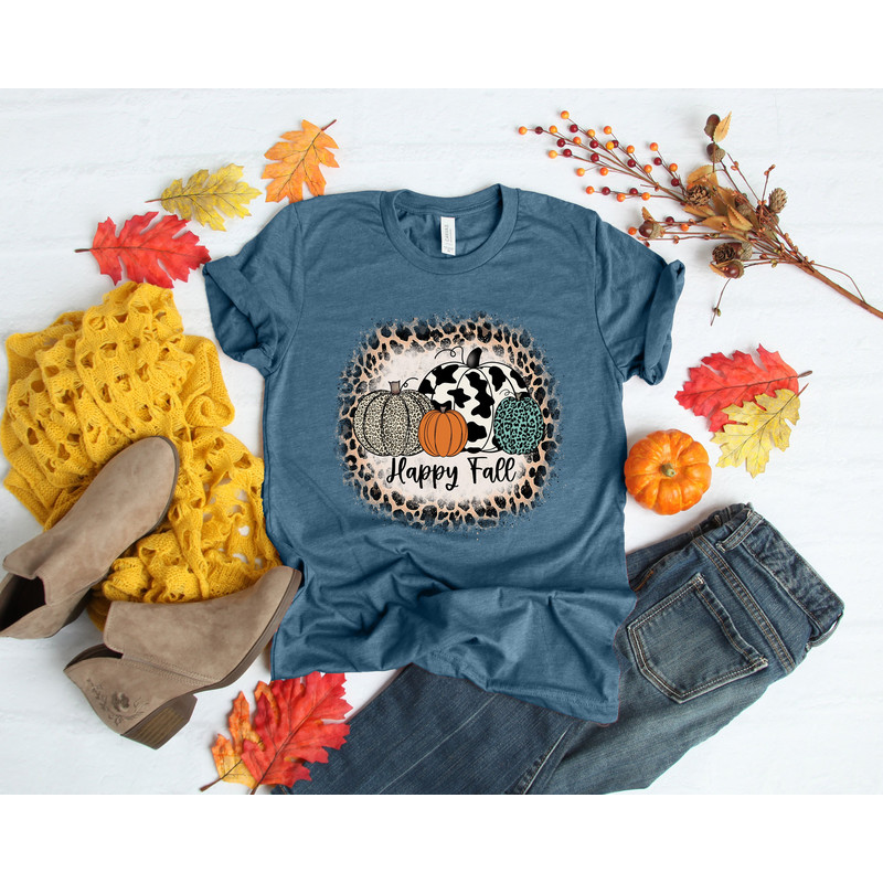 Happy Fall Shirt, Pumpkin Shirt, Love Fall Y'All Shirt, Hello Pumpkin, Fall Vibes, Peace Love Thanksgiving, Family Thanksgiving.jpg