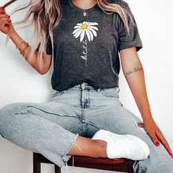 let it be shirt, daisy shirt women,wildflower shirt for women,flower shirt,mom birthday gift,gift for her,daisy gifts fo