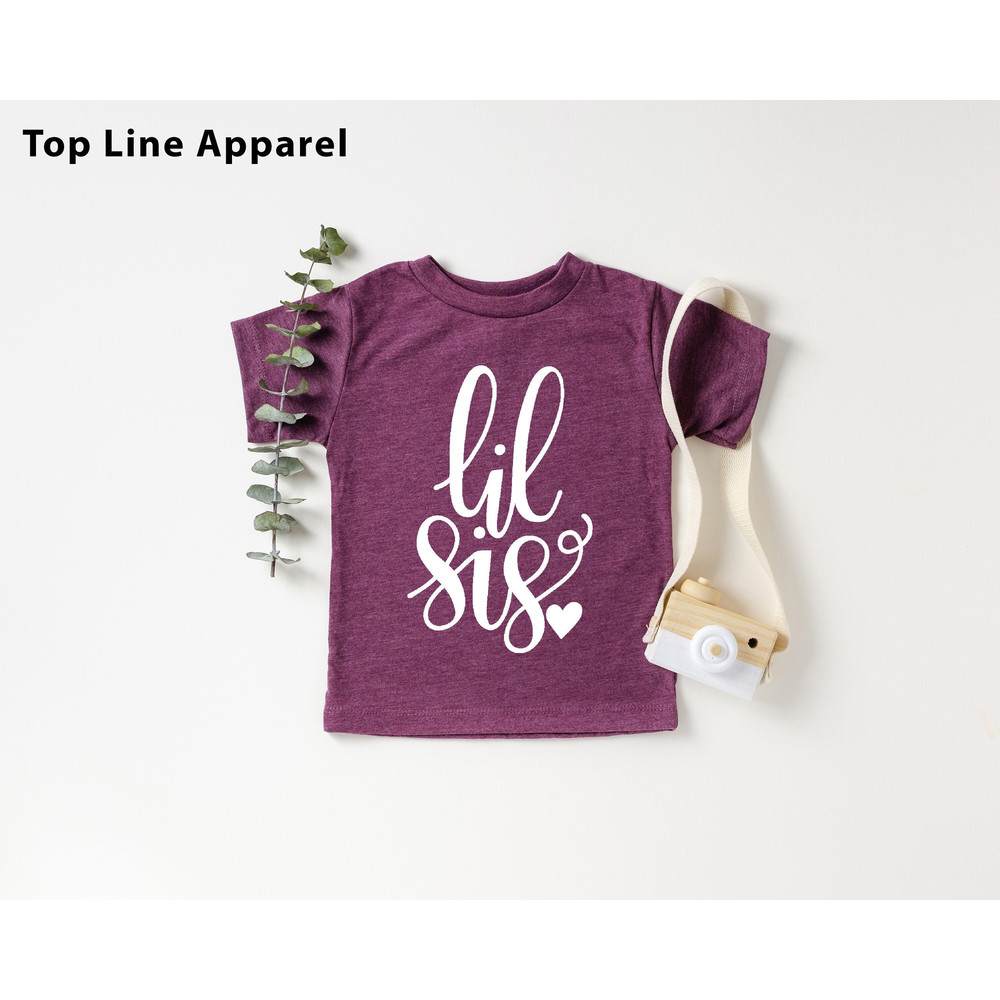 Lil Sister Shirt, Lil Sis Shirt, Big Sis, Big Sister Tee, Pregnancy Announcement, Baby Announcement, Matching Sibling Shirts,.jpg