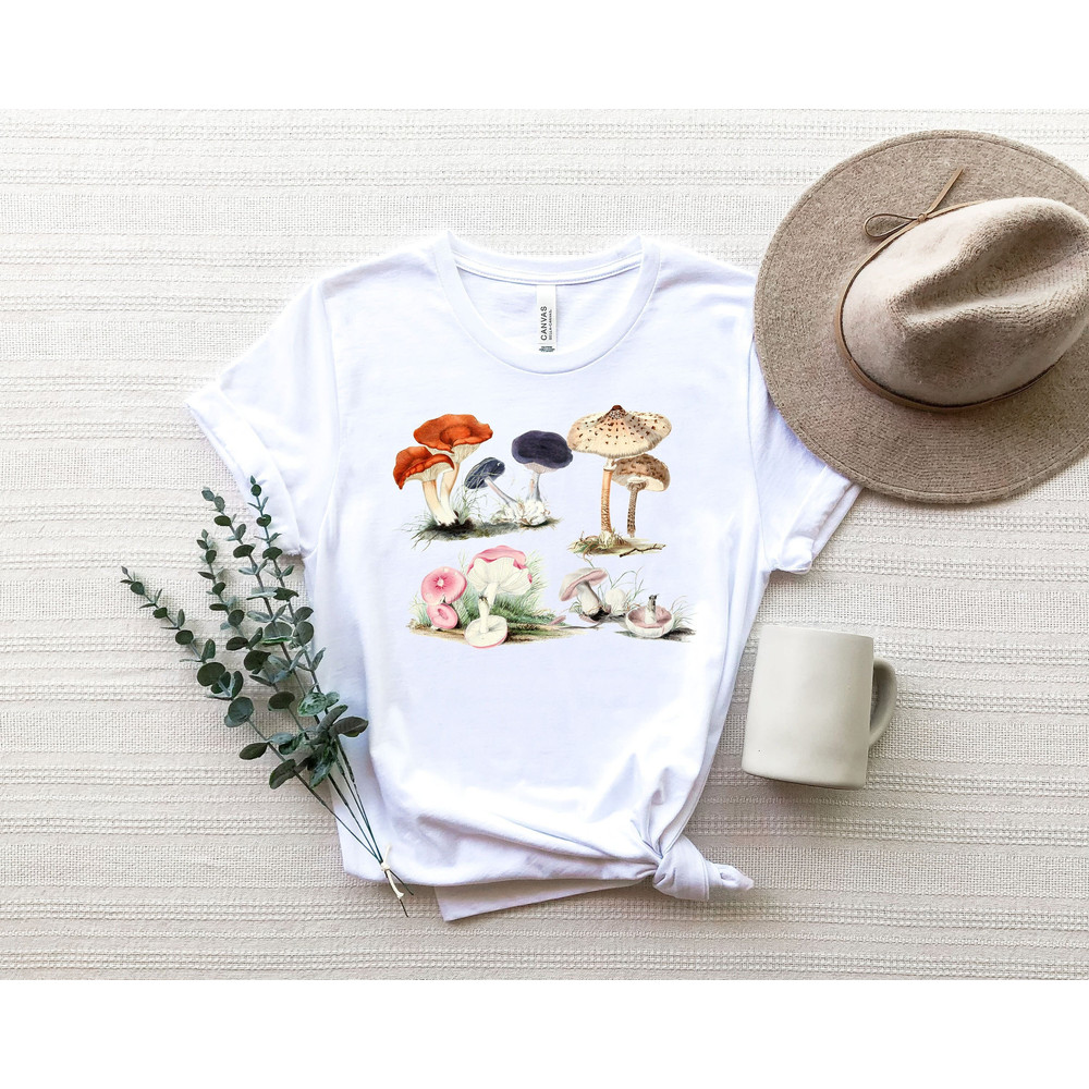 Mushroom Shirt, Magic Mushroom Shirt, Botanical Shirt, Nature Lover Gift,Mushroom Lover Gift Shirt,Cottagecore,Plant Lover.jpg