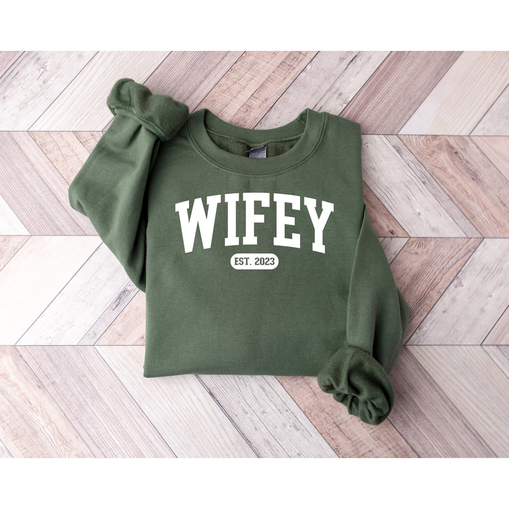 Personalize Wifey Sweatshirt, Engagement Sweatshirt, Bridal Shower Gift, Gift for Bride, Personalized Bridal Gift,Christmas Gift For Wifey.jpg