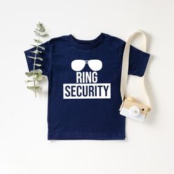ring security shirt, ring security boys shirt,bridal party shirts, ring bearer shirt,flower girl shirt, ring bearer gift