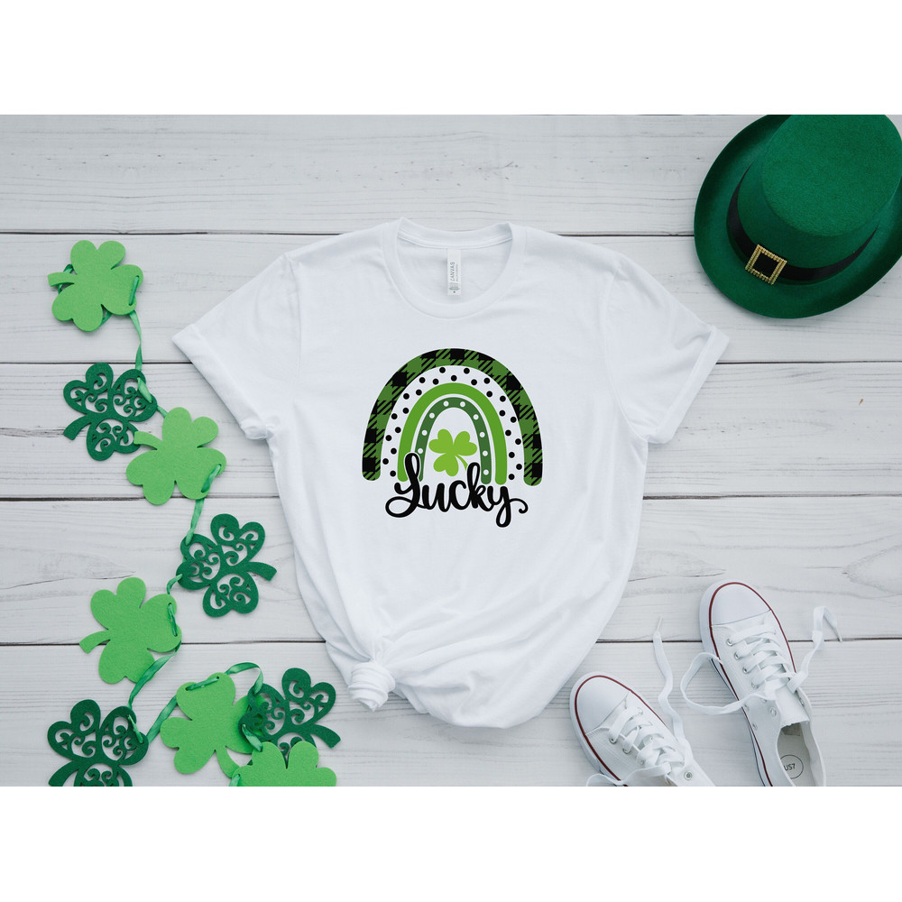 St. Patricks Day Shirt, St.Patrcik Lucky Rainbow Shirt, Shamrock Shirt, Lucky St.Patrick, Irish Shirt, Irish Womens Shirt, St Patrick Lucky.jpg