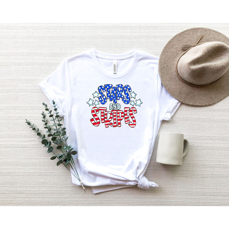 Stars and Stripes Shirt, Independence Day Shirt, 4th of July T-Shirt, Patriotic Shirt,Freedom Shirt,Patriotic Family Shirts.jpg