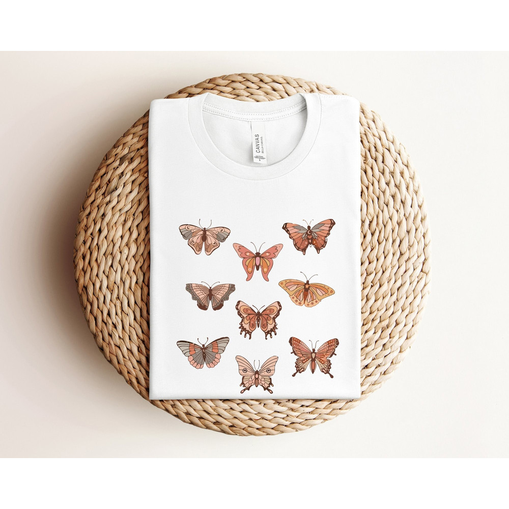 Moth Shirt, Cottagecore Shirt, Bug Shirt, Aesthetic Tshirt, Insect Shirt, Cottage Core Shirt, Goblincore Clothing, Dark Academia Shirts.jpg