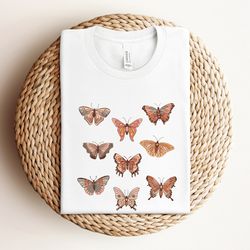 moth shirt, cottagecore shirt, bug shirt, aesthetic tshirt, insect shirt, cottage core shirt, goblincore clothing, dark
