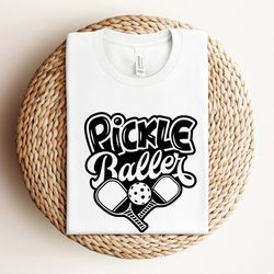 pickle baller shirt, funny pickleball shirt, pickleball coach shirt, retro pickleball shirt, pickleball game day, gift f