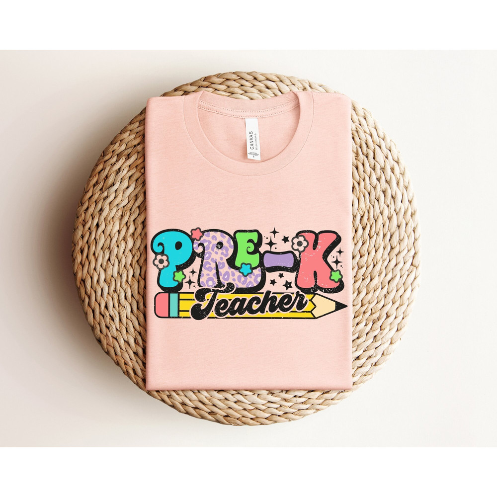 Pre-K Teacher Shirt, PreK Teacher Shirt, PreK T Shirt, PreK Shirt for Teacher Team, Pre K Teacher Shirt, PreK Squad Shirt, Gift for Teacher.jpg