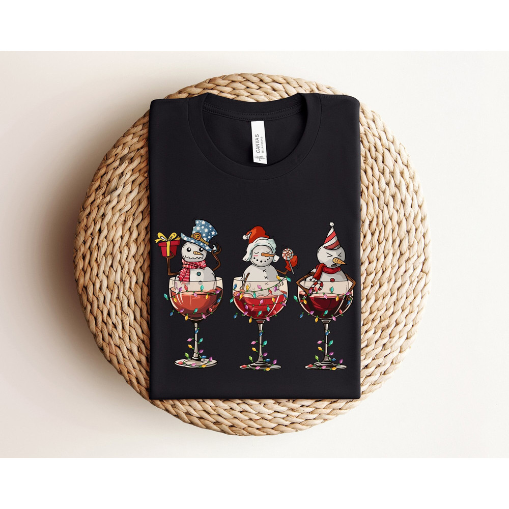 Red Wine Christmas Shirts, Christmas Wine Glass Shirt, Wine Christmas Shirt, Christmas Party Shirt, Drinking Christmas Shirt, Holiday Tshirt.jpg