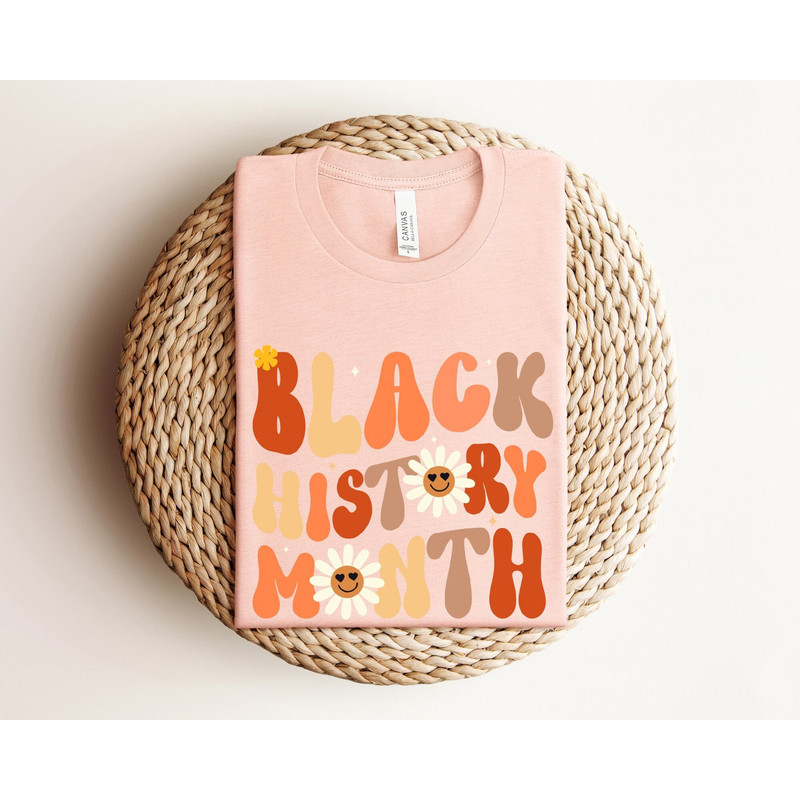 Retro Black History Month Shirts, Daisy Black History Shirts, Black Lives Matter Shirts, Black History Months, Black History is Strong Shirt.jpg